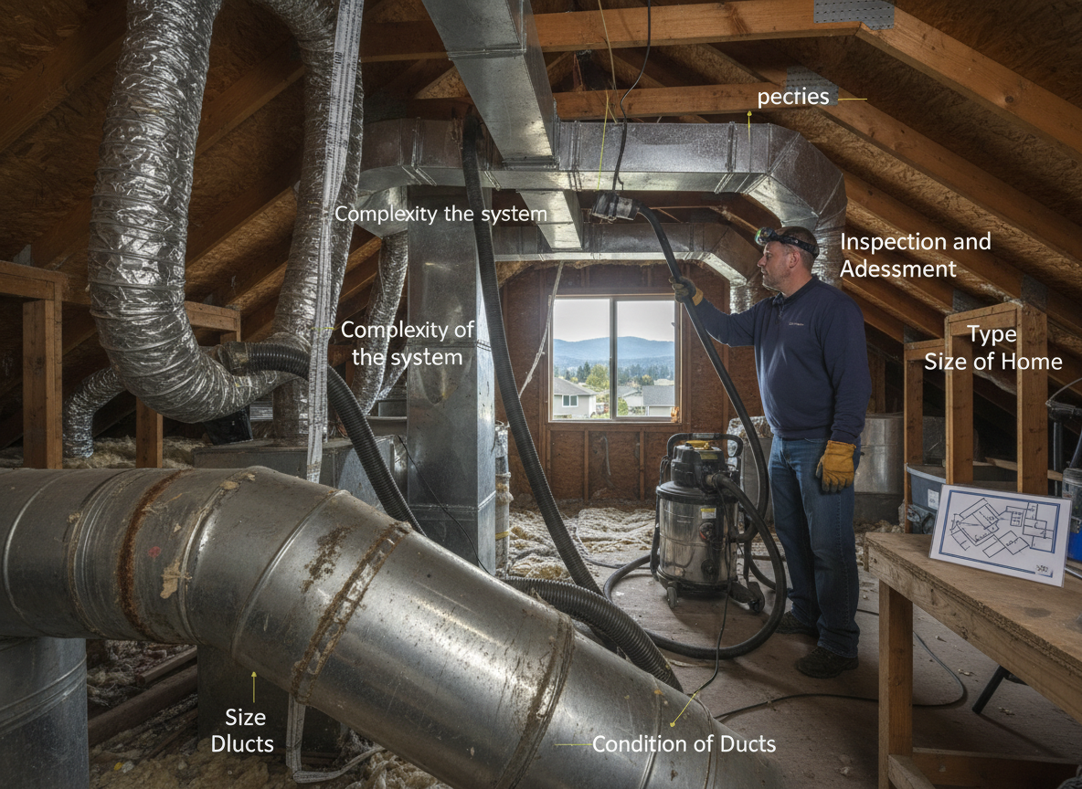 Factors That Influence Air Duct Cleaning Costs in Gresham